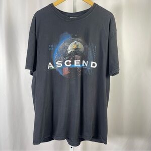 Comfort Colors XL Ascend Space Astronaut Planet Bible Verse Graphic Tee Shirt